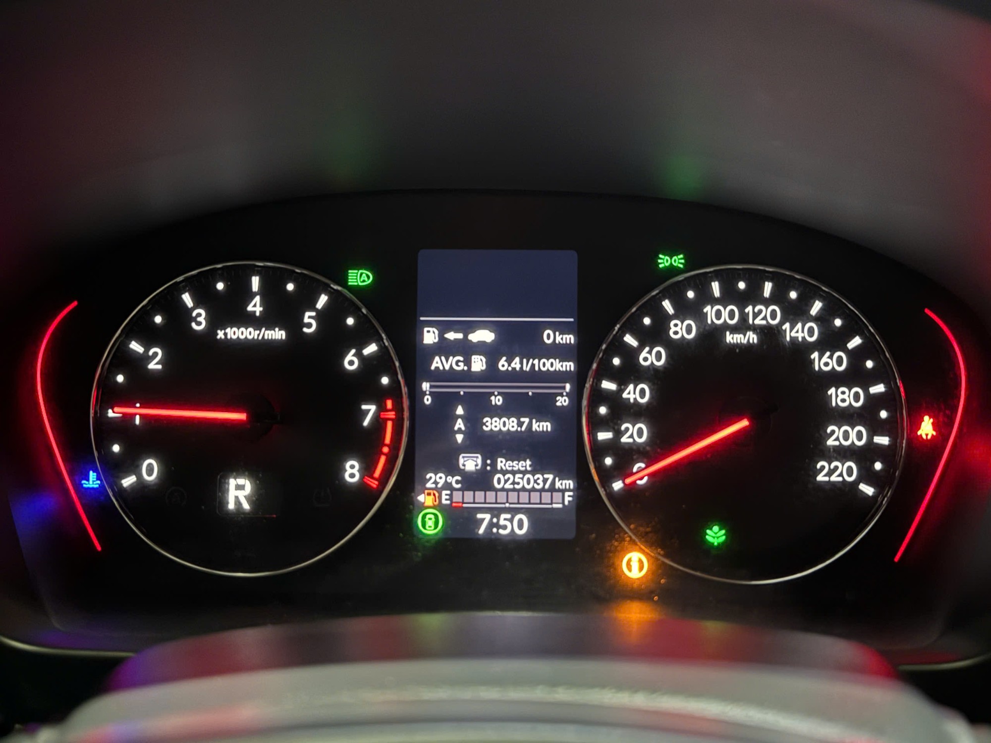 Đồng hồ công tơ mét Honda City RS 2023